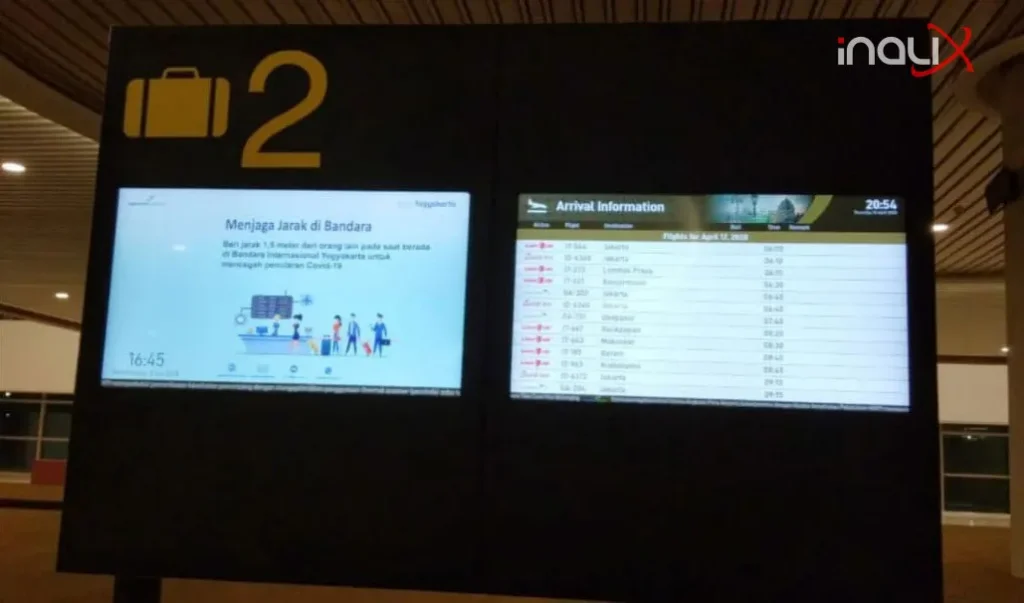 Public Information Message + Flight Informations (Ngurah Rai International Airport)