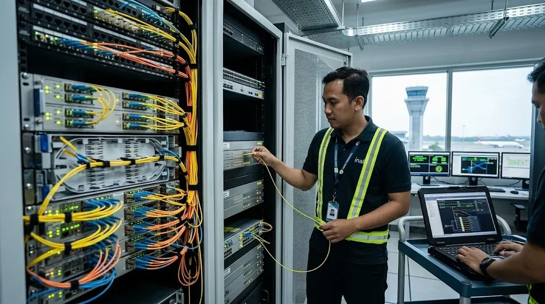 Redundant Fiber Optic Multiplexer System for AirNav Radio